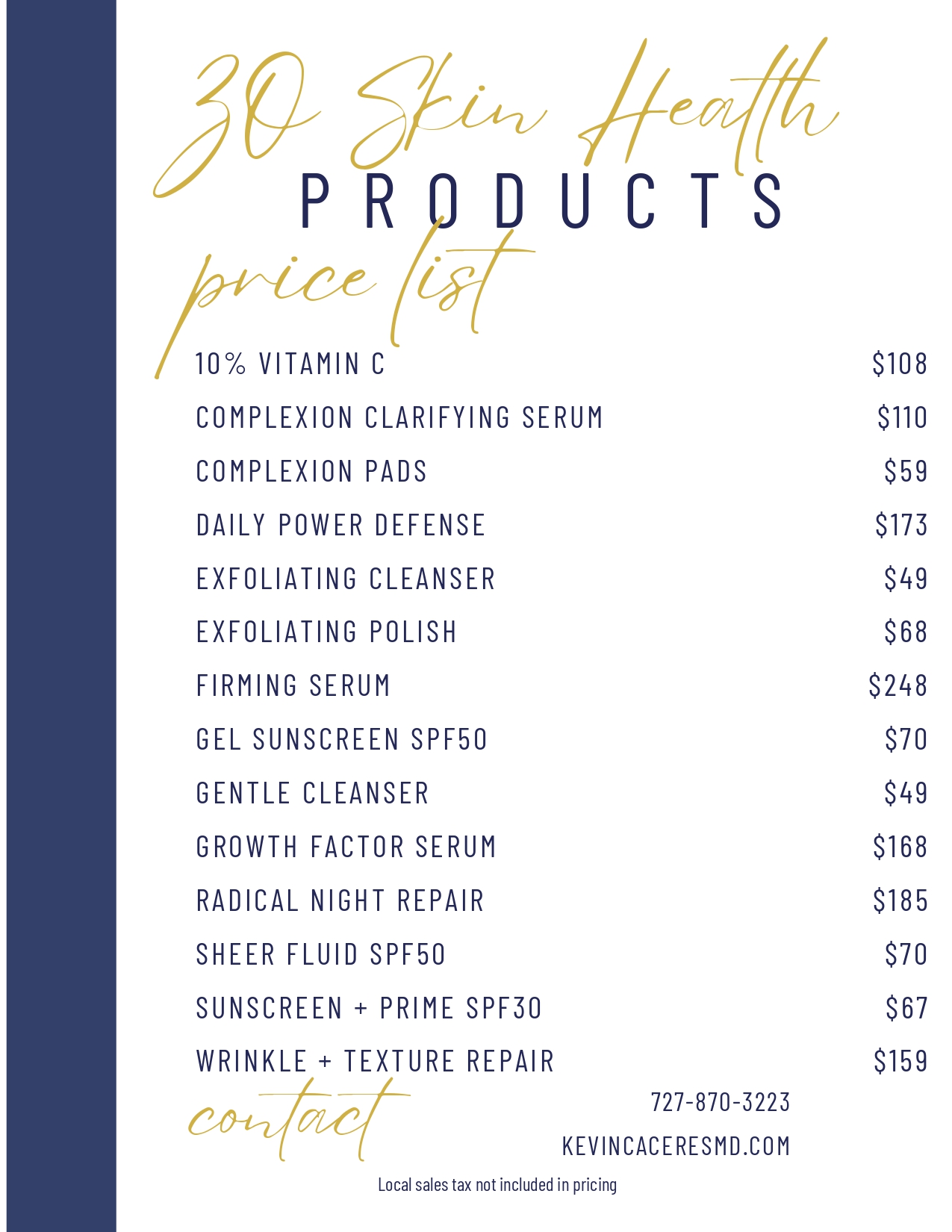 ZO Product List page